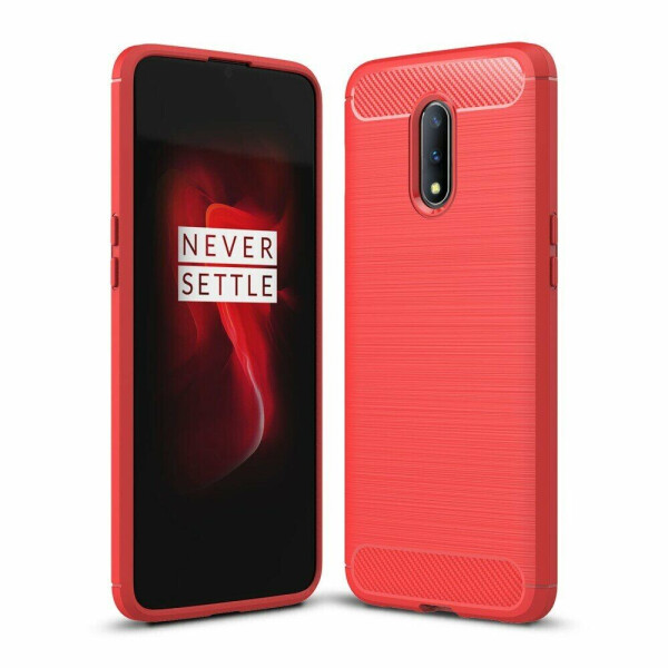 

Защитный чехол UniCase Carbon для OnePlus 7 - Red