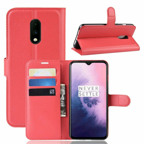 

Чехол-книжка Deexe Book Type для OnePlus 7 - Red