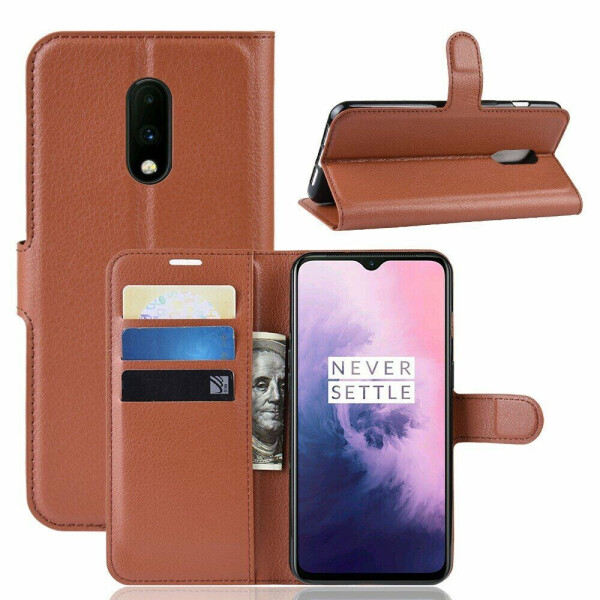 

Чехол-книжка Deexe Book Type для OnePlus 7 - Brown