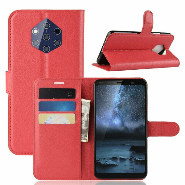 

Чехол-книжка Deexe Book Type для Nokia 9 PureView - Red