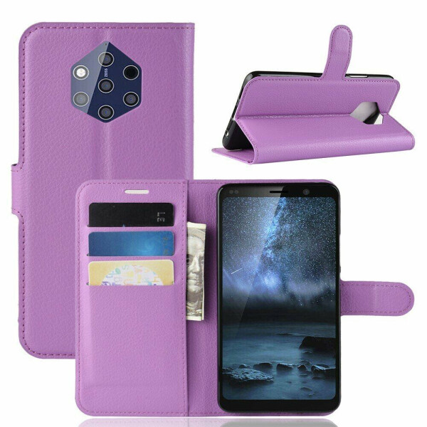 

Чехол-книжка Deexe Book Type для Nokia 9 PureView - Purple