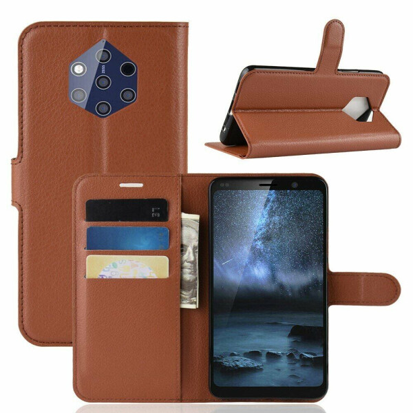 

Чехол-книжка Deexe Book Type для Nokia 9 PureView - Brown