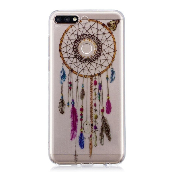 

Силиконовый (TPU) чехол Deexe Pretty Glossy для Huawei Y7 2018 / Y7 Prime 2018 / Honor 7C Pro - Dream Catcher
