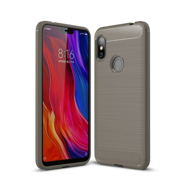 

Защитный чехол UniCase Carbon для Xiaomi Redmi Note 6 / Note 6 Pro - Grey