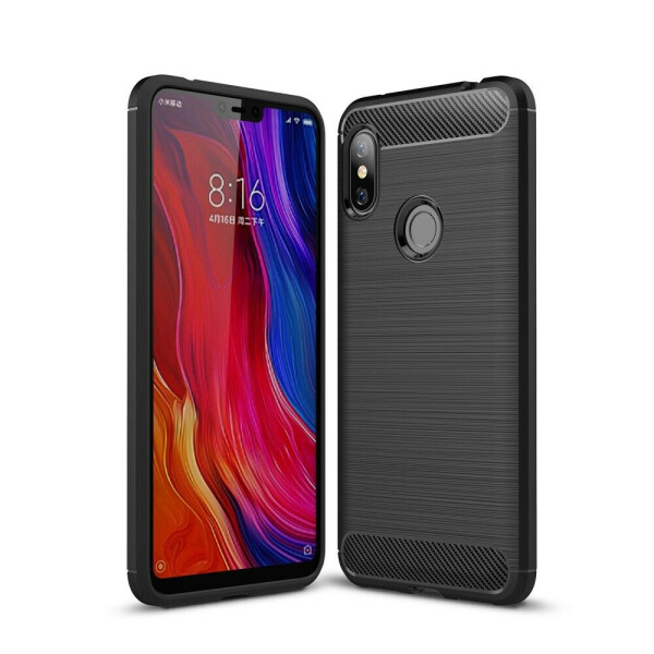 

Защитный чехол UniCase Carbon для Xiaomi Redmi Note 6 / Note 6 Pro - Black