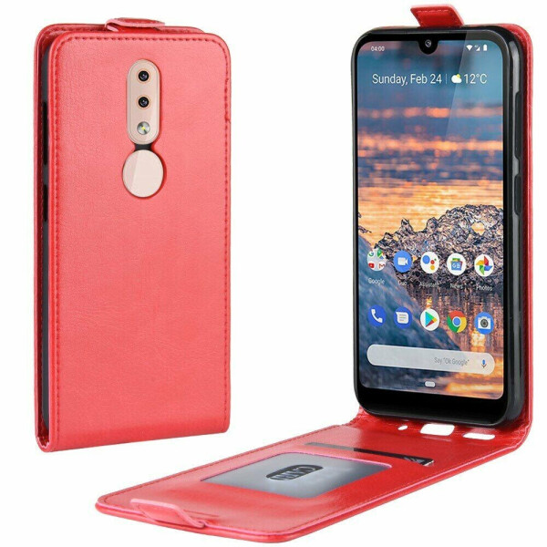 

Чехол Deexe Flip Case для Nokia 4.2 - Red