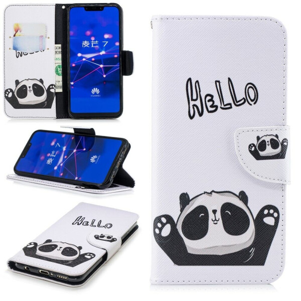 

Чехол-книжка Deexe Color Wallet для Huawei Mate 20 Lite - Adorable Panda
