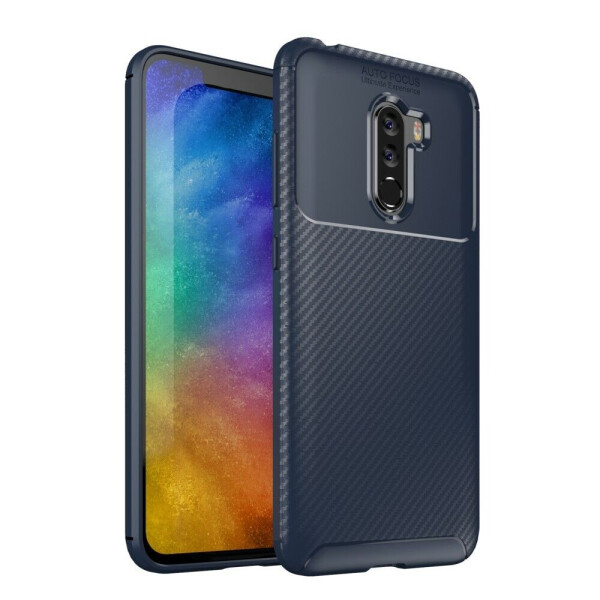 

Защитный чехол Deexe Fusion для Xiaomi Poco F1 - Dark Blue