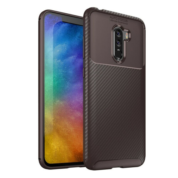 

Защитный чехол Deexe Fusion для Xiaomi Poco F1 - Brown