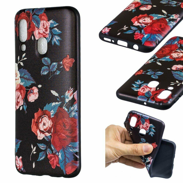 

Силиконовый (TPU) чехол UniCase Color Style для Samsung Galaxy A40 (А405) - Roses
