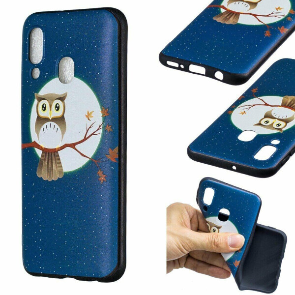 

Силиконовый (TPU) чехол UniCase Color Style для Samsung Galaxy A40 (А405) - Owl Moon Stars