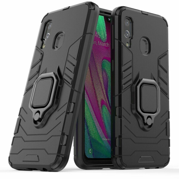 

Защитный чехол Deexe Hybrid Case для Samsung Galaxy A40 (А405) - Black