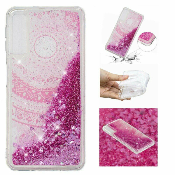 

Силиконовый (TPU) чехол Deexe Liquid Glitter для Samsung Galaxy A70 (A705) - Mandala
