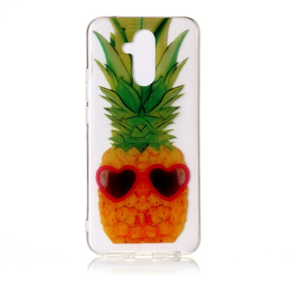 

Силиконовый (TPU) чехол Deexe Pretty Glossy для Huawei Mate 20 Lite - Pineaple