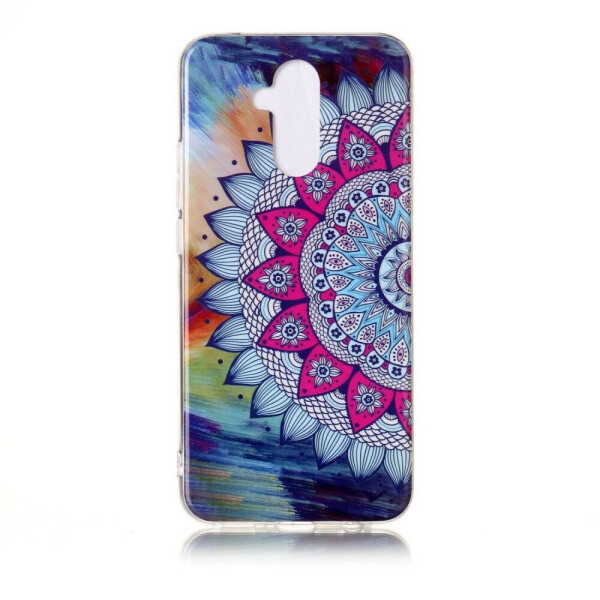 

Силиконовый (TPU) чехол Deexe LumiCase для Huawei Mate 20 Lite - Flower Pattern