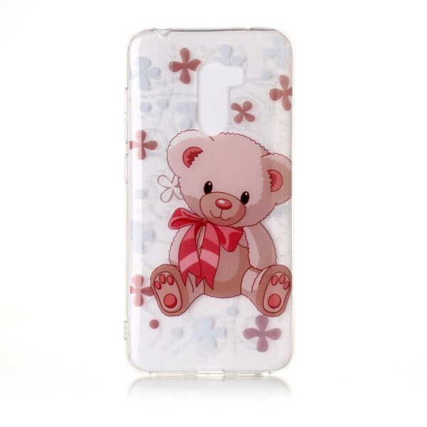 

Силиконовый (TPU) чехол Deexe Pretty Glossy для Xiaomi Poco F1 - Cute Bear