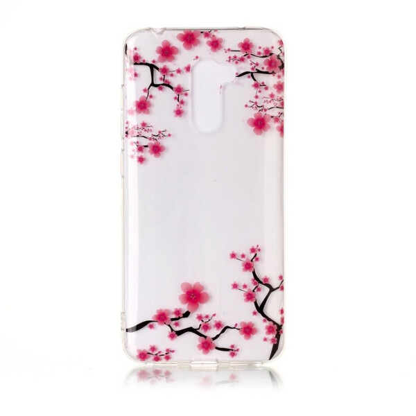 

Силиконовый (TPU) чехол Deexe Pretty Glossy для Xiaomi Poco F1 - Plum Blossom