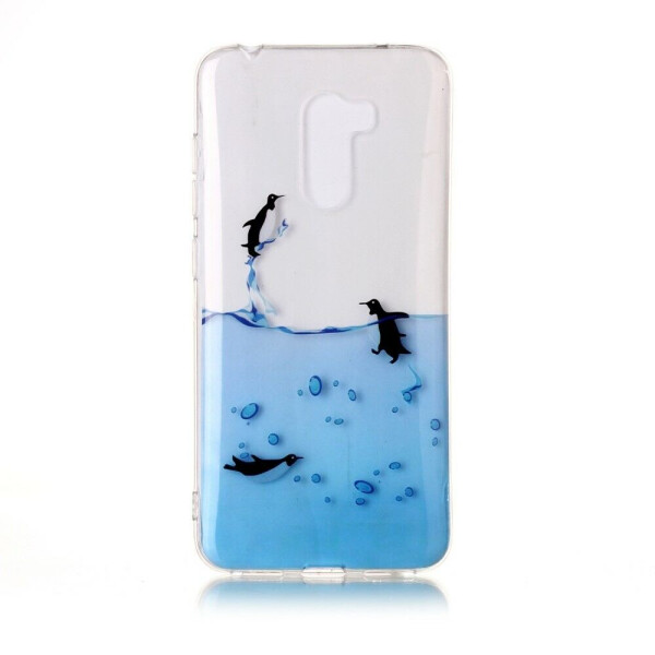

Силиконовый (TPU) чехол Deexe Pretty Glossy для Xiaomi Poco F1 - Lovely Penguin