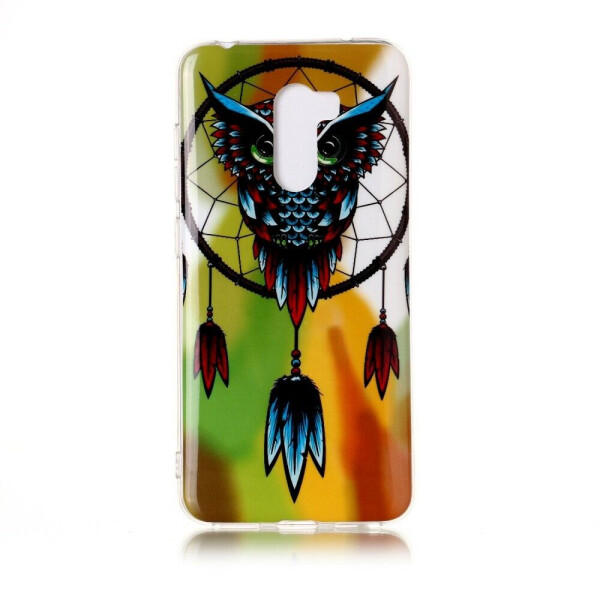 

Силиконовый (TPU) чехол Deexe LumiCase для Xiaomi Poco F1 - Owl and Dream Catcher