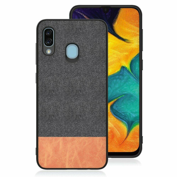 

Защитный чехол UniCase Texture Style для Samsung Galaxy A30 (A305) - Black / Brown