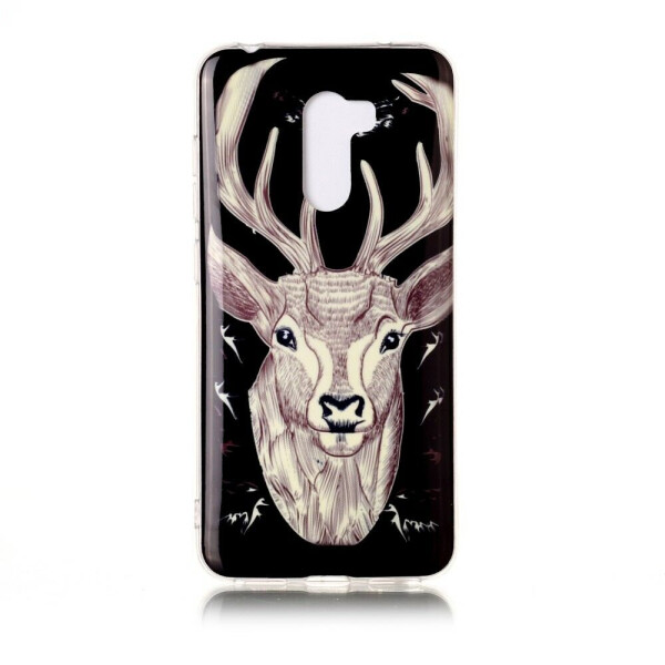 

Силиконовый (TPU) чехол Deexe LumiCase для Xiaomi Poco F1 - Elk