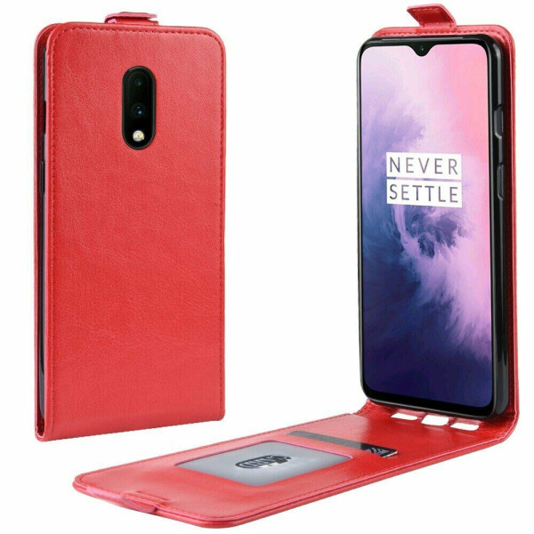 

Чехол Deexe Flip Case для OnePlus 7 - Red