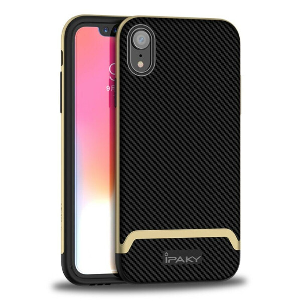 

Защитный чехол IPAKY Hybrid Cover для Apple iPhone XR - Black / Gold