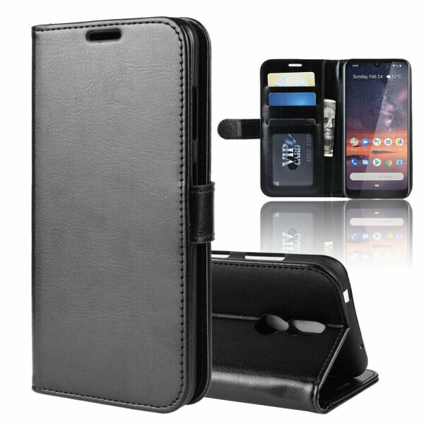 

Чехол-книжка Deexe Wallet Style для Nokia 3.2 - Black