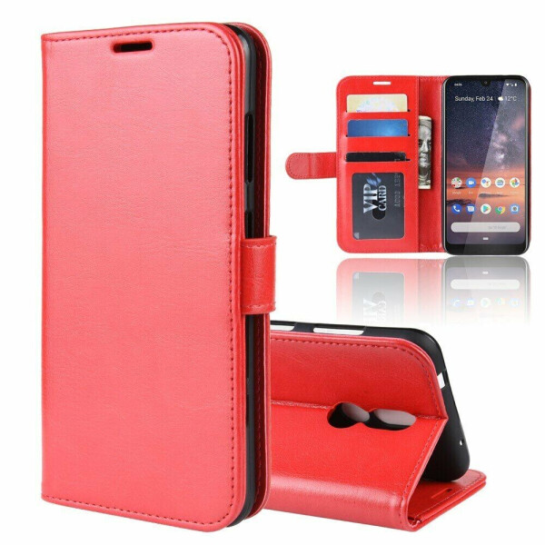 

Чехол-книжка Deexe Wallet Style для Nokia 3.2 - Red