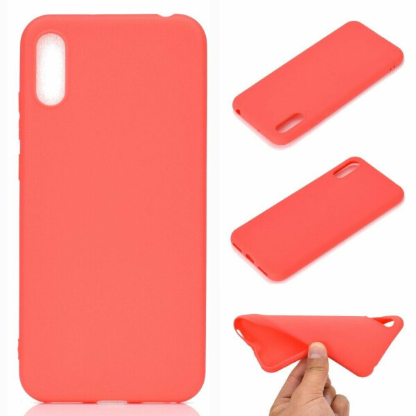 

Силиконовый (TPU) чехол Deexe Matte Case для Huawei Y6 2019 - Red