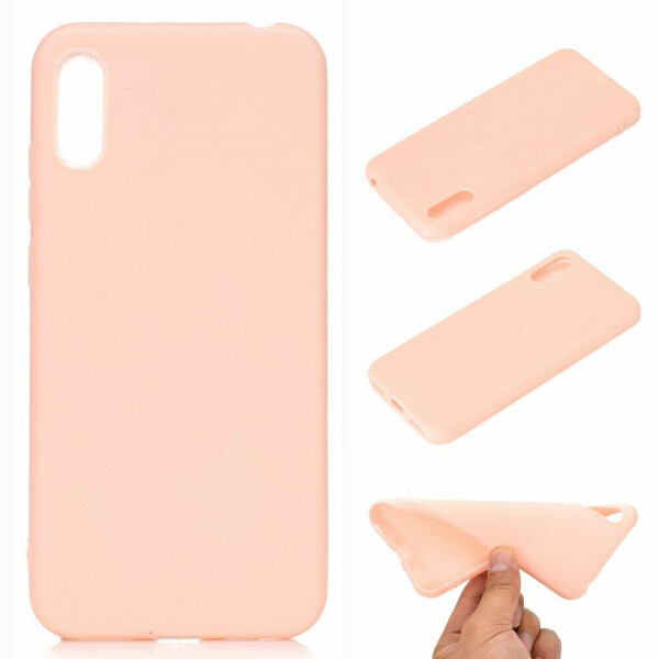 

Силиконовый (TPU) чехол Deexe Matte Case для Huawei Y6 2019 - Pink