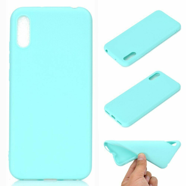 

Силиконовый (TPU) чехол Deexe Matte Case для Huawei Y6 2019 - Baby Blue