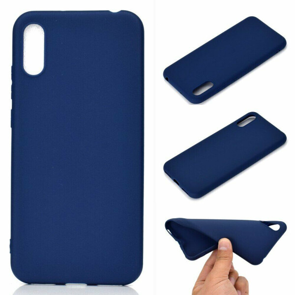 

Силиконовый (TPU) чехол Deexe Matte Case для Huawei Y6 2019 - Dark Blue