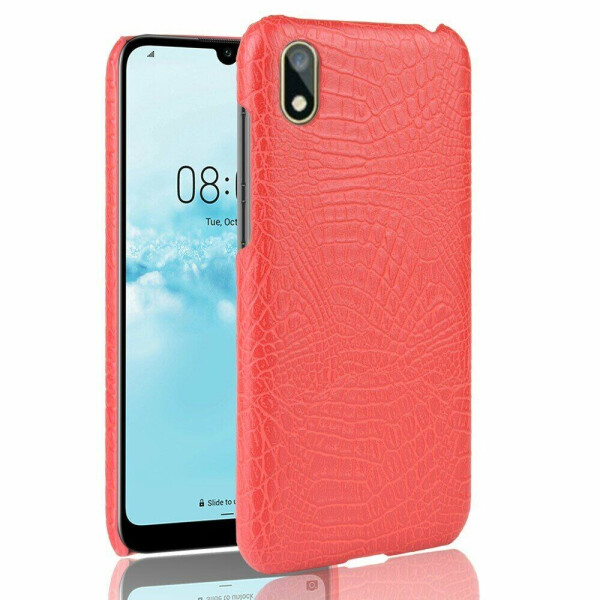 

Защитный чехол Deexe Croco Style для Huawei Y5 (2019) / Honor 8S / Honor 8S Prime - Red