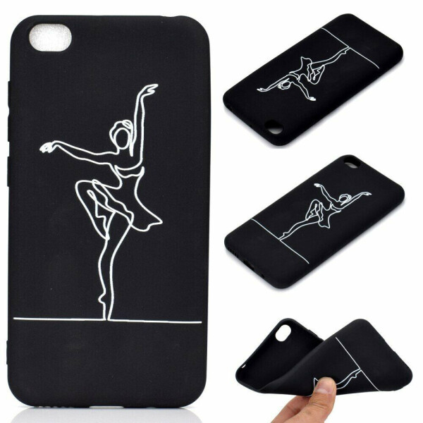 

Силиконовый (TPU) чехол Deexe Life Style для Xiaomi Redmi Go - Girl Dancing Ballet