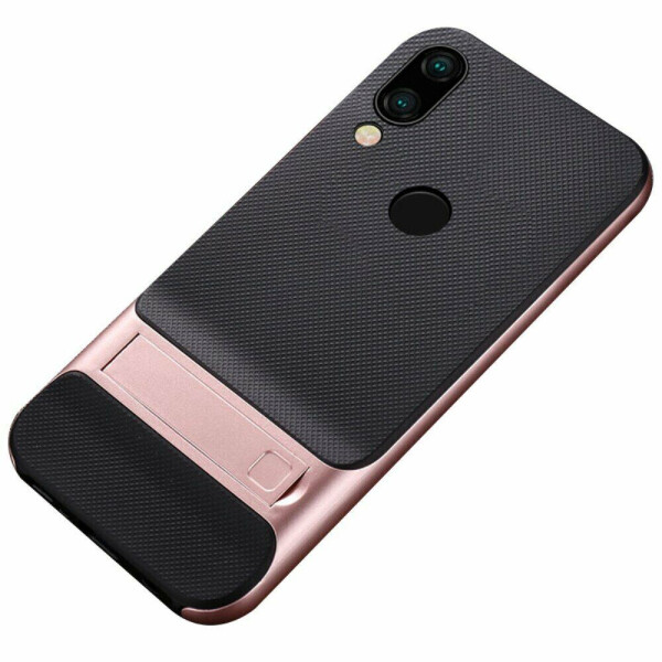 

Защитный чехол ELEGANCE Grid Pattern для Xiaomi Redmi Note 7 / Note 7 Pro - Rose Gold