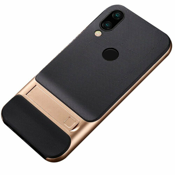 

Защитный чехол ELEGANCE Grid Pattern для Xiaomi Redmi Note 7 / Note 7 Pro - Gold