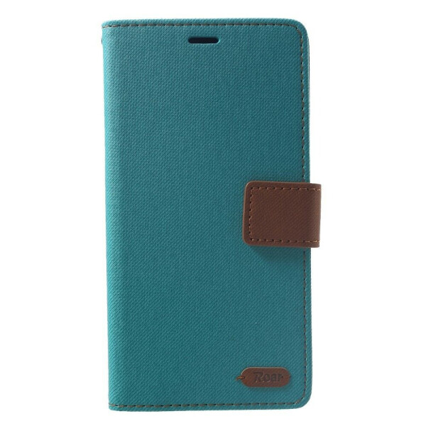 

Чехол-книжка ROAR KOREA Cloth Texture для Apple iPhone Xs Max - Blue