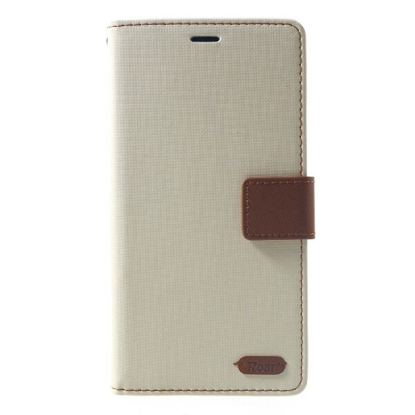 

Чехол-книжка ROAR KOREA Cloth Texture для Apple iPhone Xs Max - White