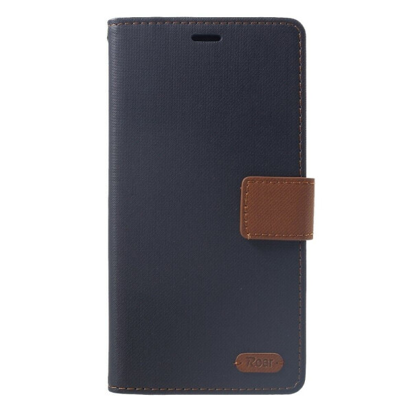 

Чехол-книжка ROAR KOREA Cloth Texture для Apple iPhone Xs Max - Black