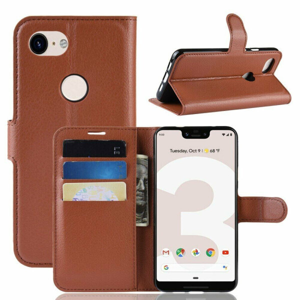 

Чехол-книжка Deexe Book Type для Google Pixel 3a XL - Brown