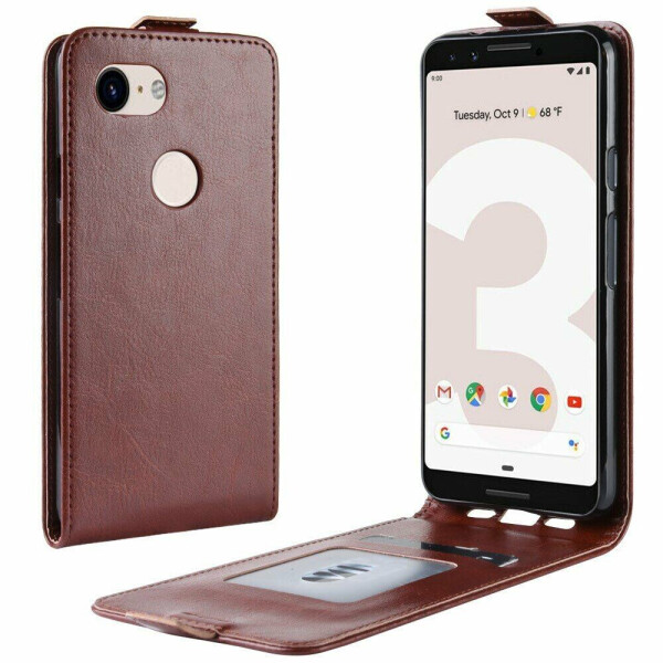 

Чехол Deexe Flip Case для Google Pixel 3a - Brown