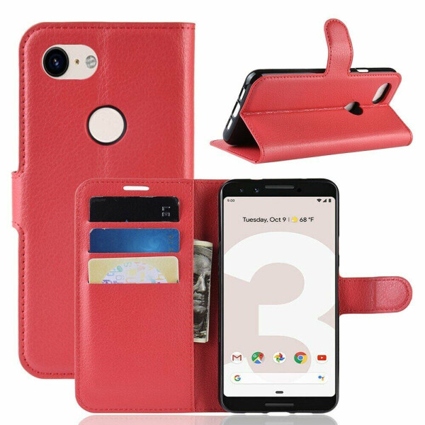 

Чехол-книжка Deexe Book Type для Google Pixel 3a - Red
