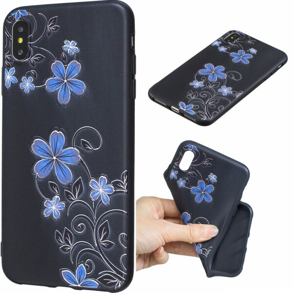

Силиконовый (TPU) чехол Deexe Life Style для Apple iPhone Xs Max - Beautiful Flowers