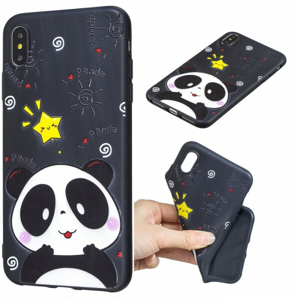 

Силиконовый (TPU) чехол Deexe Life Style для Apple iPhone Xs Max - Panda