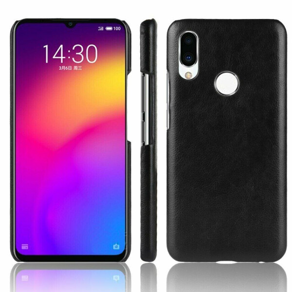 Защитный чехол Deexe Leather Back Cover для Meizu Note 9 - Black