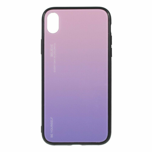 

Защитный чехол Deexe Gradient Color для Apple iPhone XR - Pink / Purple