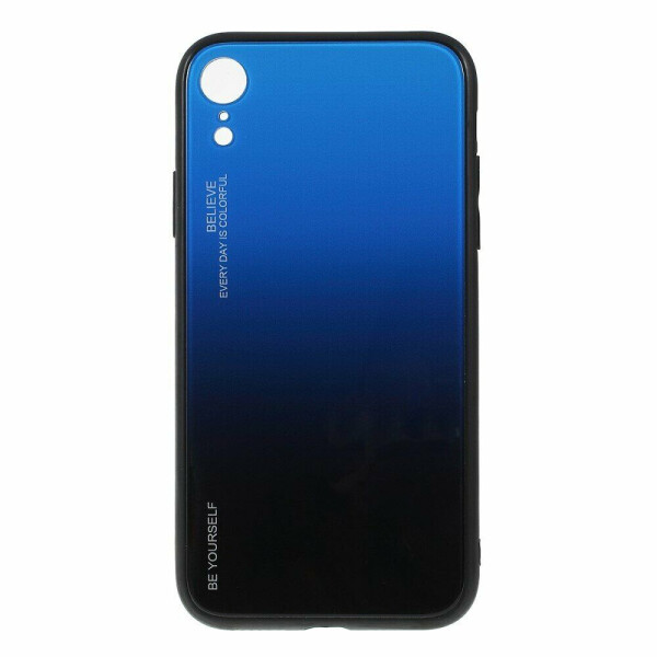 

Защитный чехол Deexe Gradient Color для Apple iPhone XR - Blue / Black