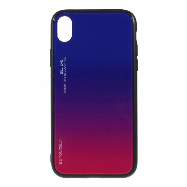 

Защитный чехол Deexe Gradient Color для Apple iPhone XR - Blue / Rose