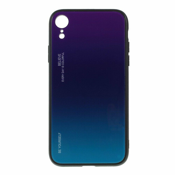

Защитный чехол Deexe Gradient Color для Apple iPhone XR - Purple / Blue